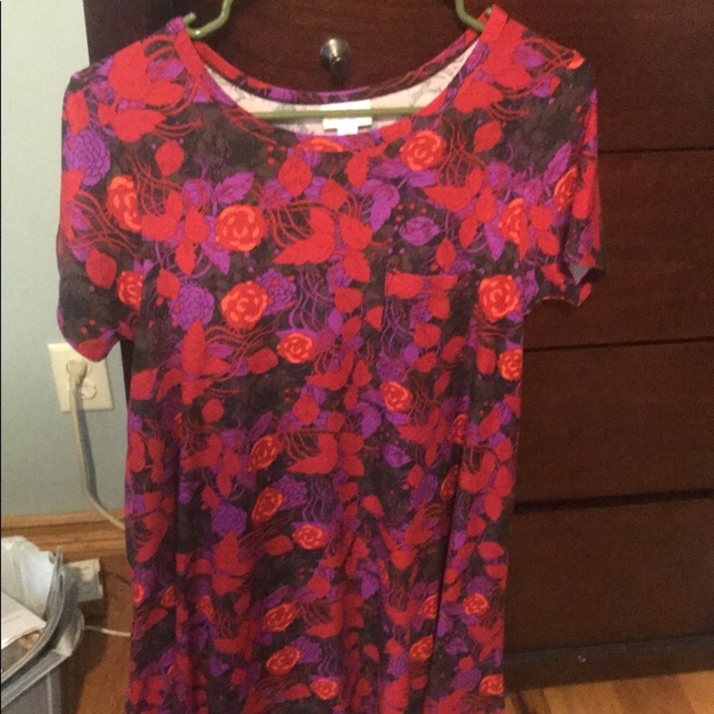 XS floral Carly by Lularoe